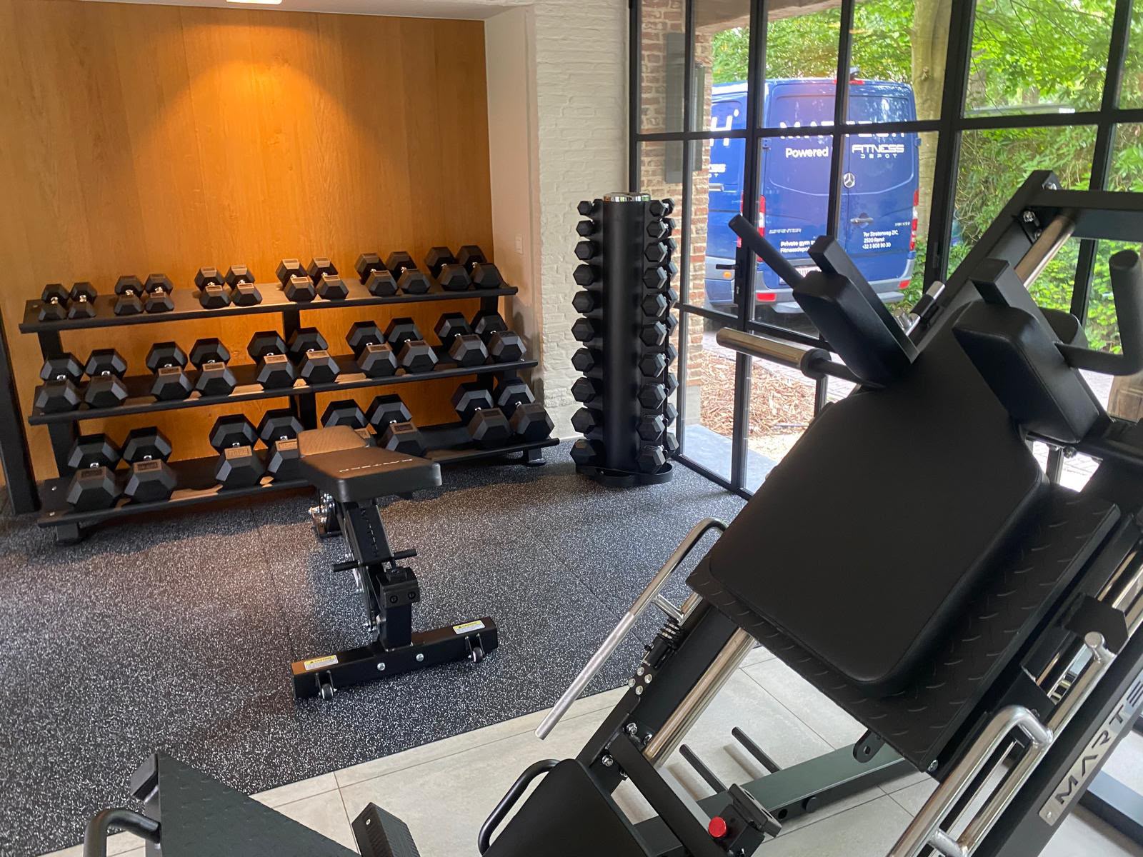 Realisatie Fitnessdepot: Dumbbell zone